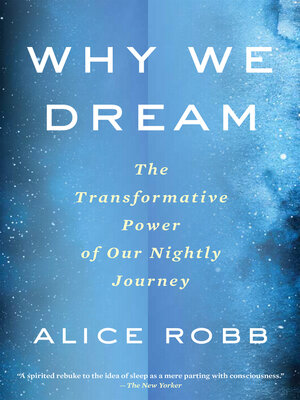 cover image of Why We Dream